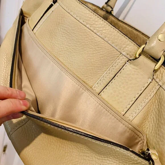 Coach Y2K 2000 Hobo Hamptons Leather Tassel Shoulder Bag No. 10529
